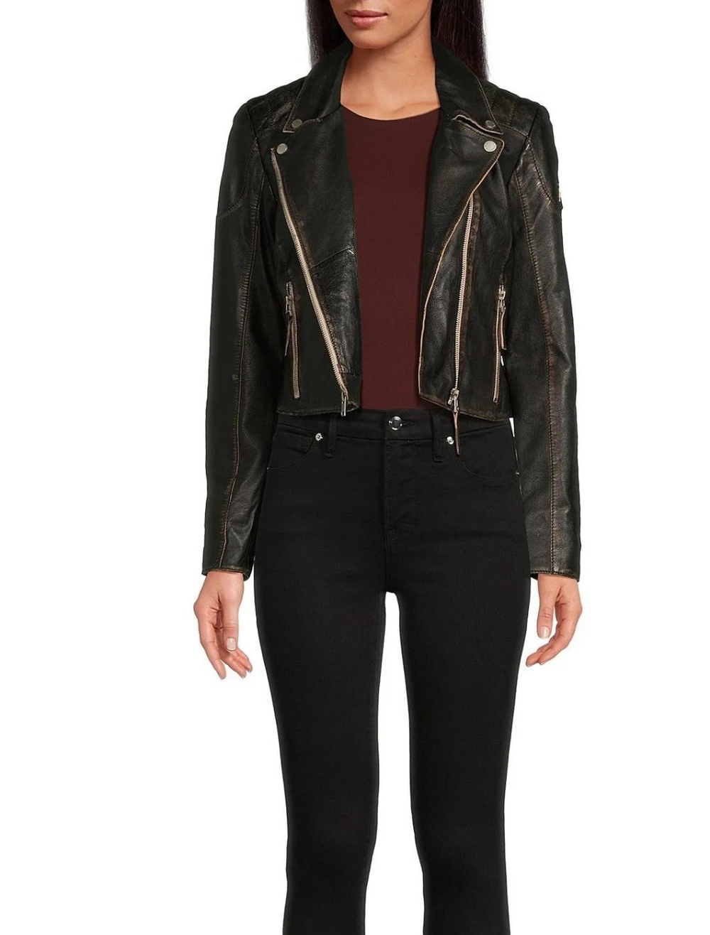 Mauritius Reanon RF Genuine Leather Jacket With Detachable Hoodie Nwt